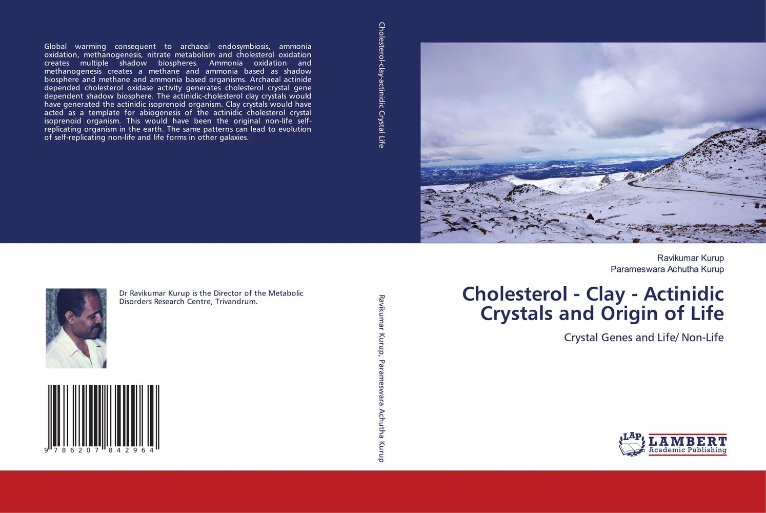 Cholesterol - Clay - Actinidic Crystals and Origin of Life