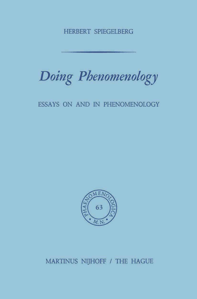 Doing Phenomenology