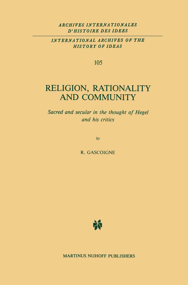 Religion, Rationality and Community