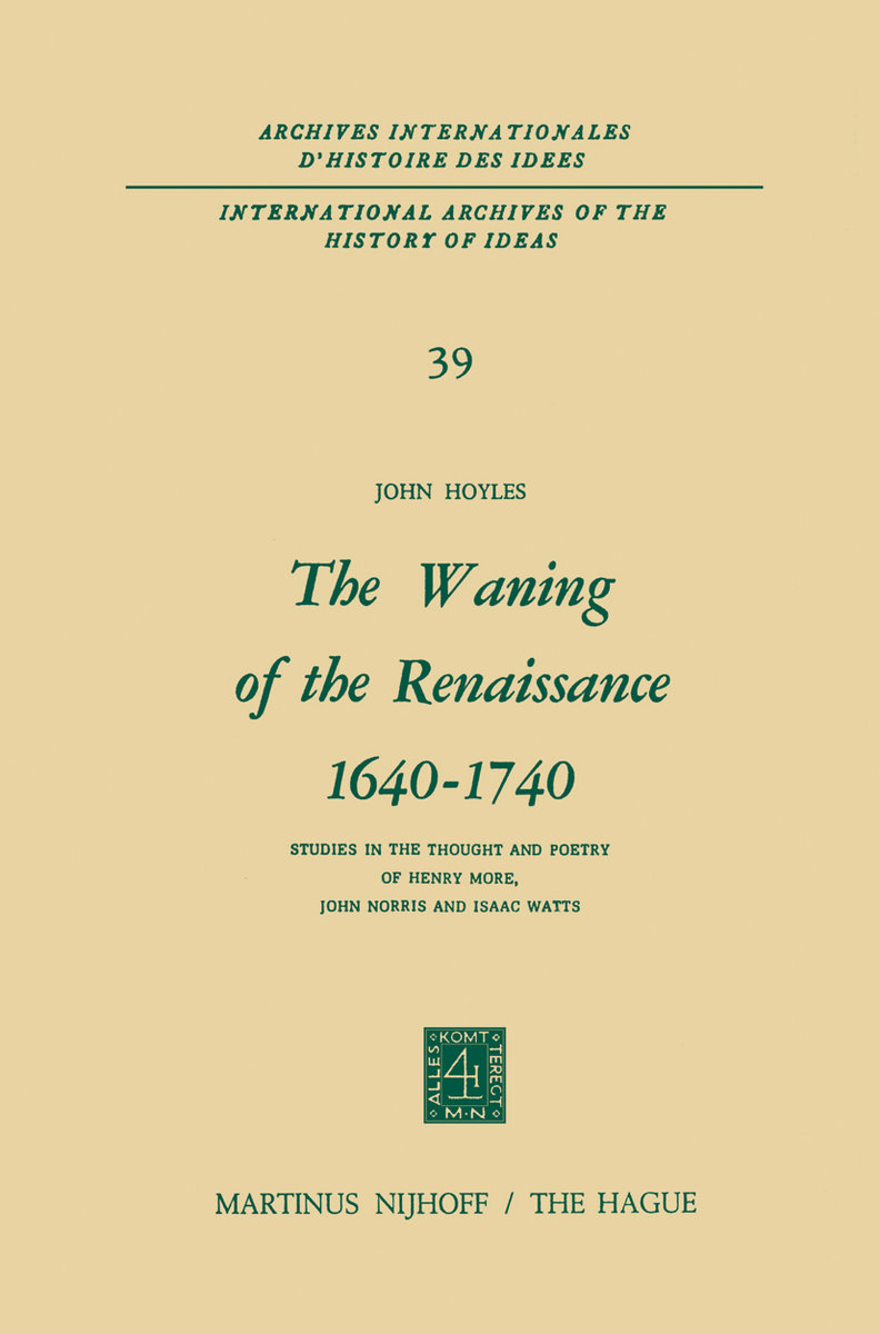 The Waning of the Renaissance 1640-1740