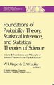 Foundations of Probability Theory, Statistical Inference, and Statistical Theories of Science