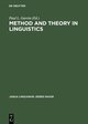 Method and Theory in Linguistics