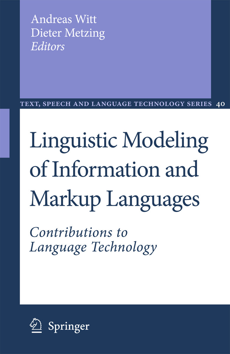 Linguistic Modeling of Information and Markup Languages