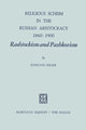 Religious Schism in the Russian Aristocracy 1860-1900 Radstockism and Pashkovism