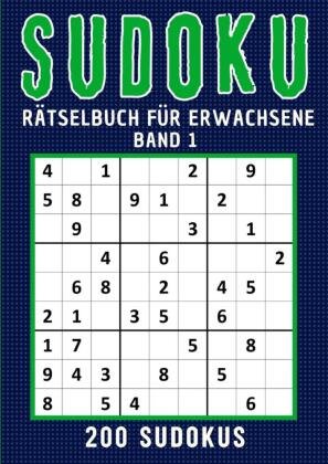 Sudoku Rätselbuch für erwachsene - Band 1