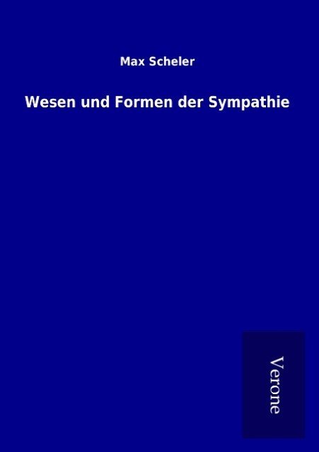 Wesen und Formen der Sympathie