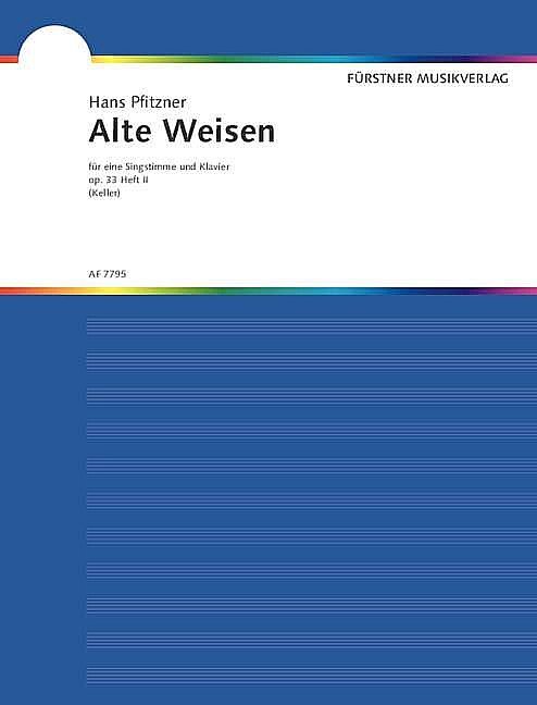 Alte Weisen op. 33 (1923)