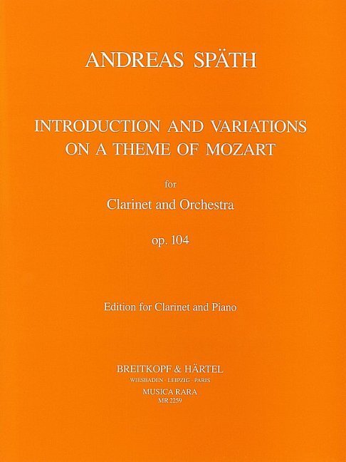 Introduction Variations on a Theme by Mozart op. 104