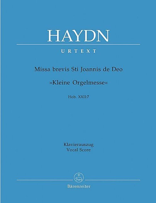 Missa brevis St. Joannis de Deo Hob. XXII:7 'Kleine Orgelmesse'