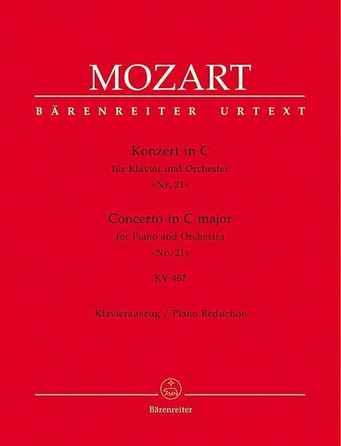 Konzert für Klavier und Orchester Nr. 21 C-Dur KV 467