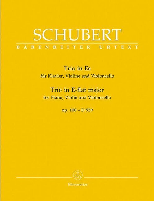 Trio für Klavier, Violine und Violoncello Es-Dur op. 100 D 929