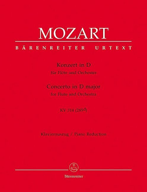 Konzert für Flöte und Orchester D-Dur KV 314 (285d)