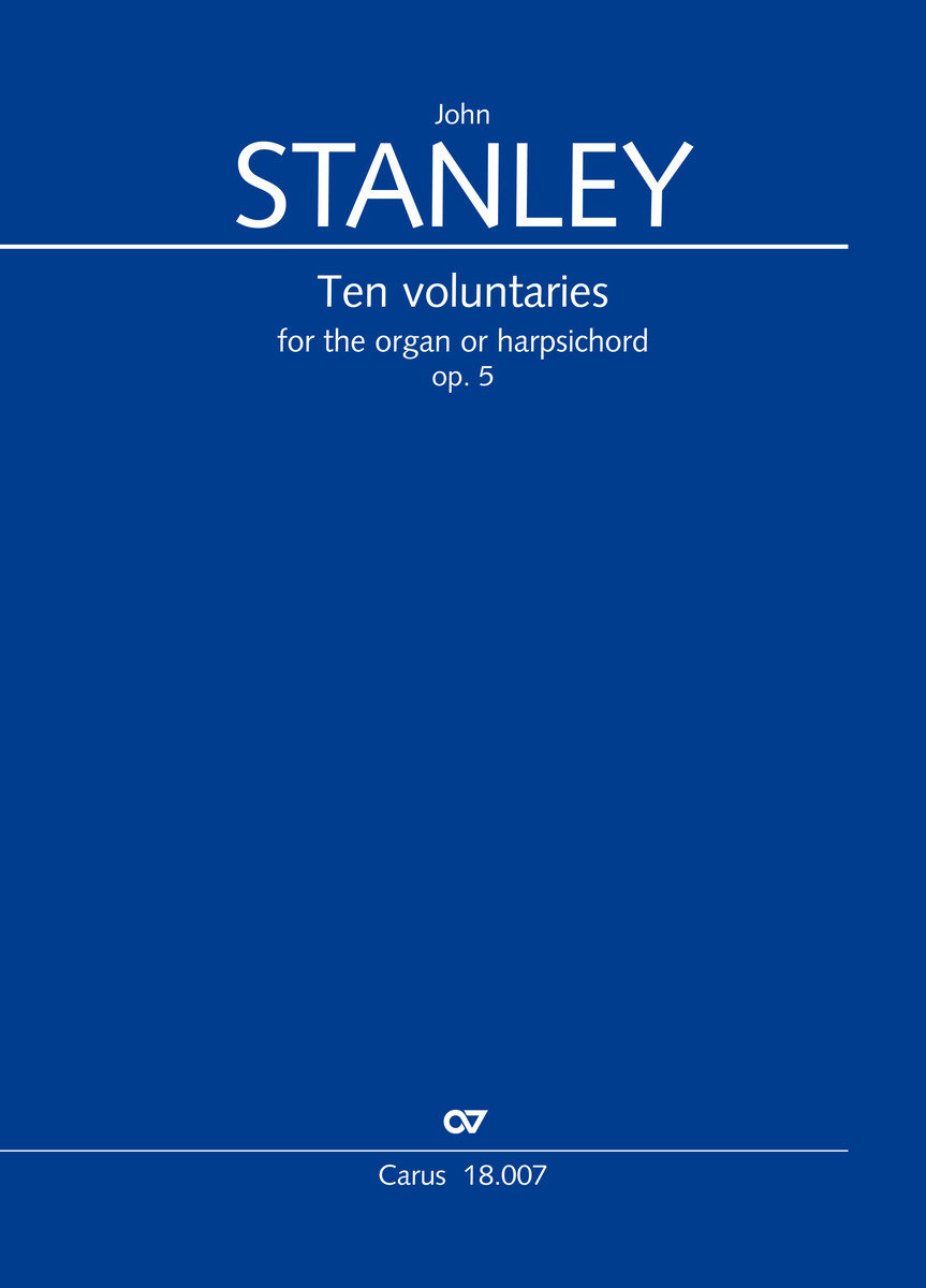 Ten voluntaries for the organ or harpsichord op. 5 (ca, 1748)