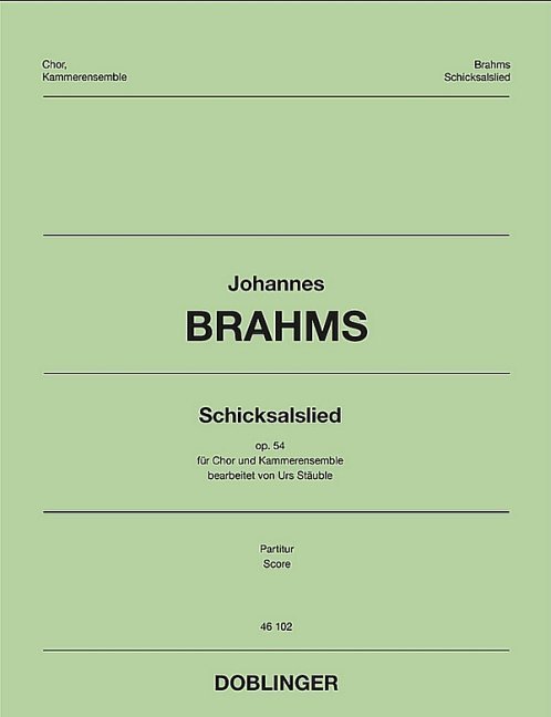 Schicksalslied  op. 54