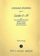 Lieder I-VI aus: Der Siebente Ring op. 2