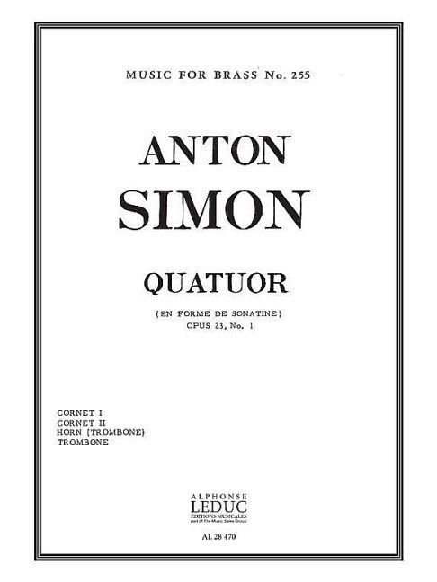 Quatuor op. 21 / Nr. 1