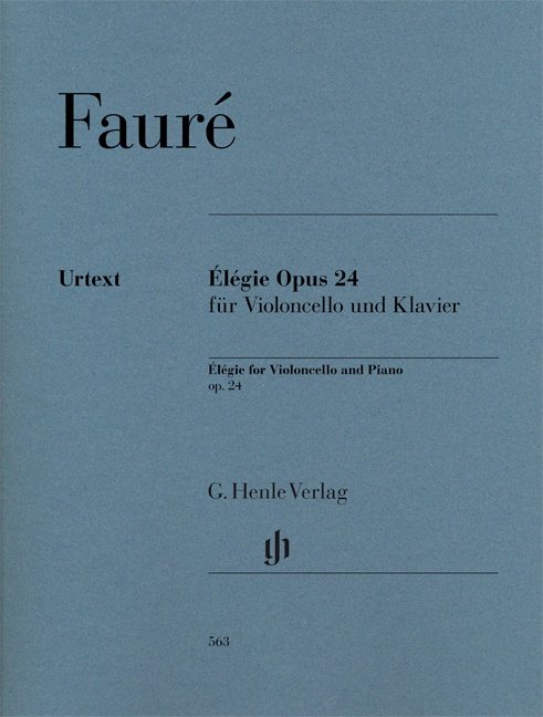 Élégie op. 24 für Violoncello und Klavier