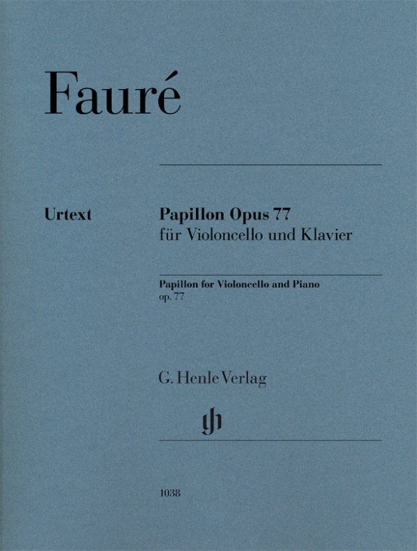 Papillon op. 77 für Violoncello und Klavier