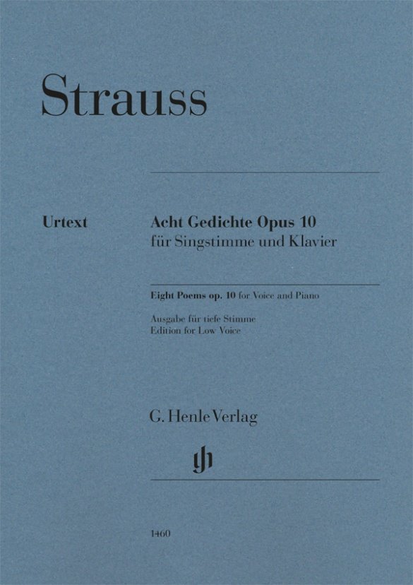 Acht Gedichte op. 10 für Singstimme und Klavier