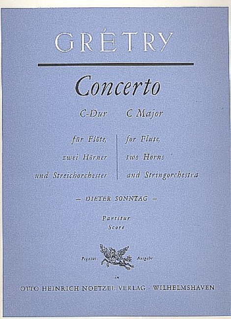 Concerto für Flöte, 2 Hörner und Streichorchester C-Dur