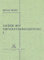 Lieder mit Orchesterbegleitung I