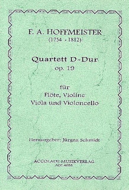 Quartett D-Dur op.19