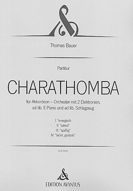 Charathomba - vollständige Ausgabe Akkordeon-Orchester