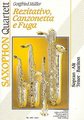 Rezitation, Canzonetta e fuga für 4 Saxophone (SATBar) - Partitur und Stimmen